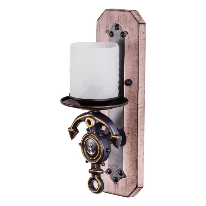 Bra Old Wood E27 Wall Light (ASYA-AVIZE) – 8906-1W