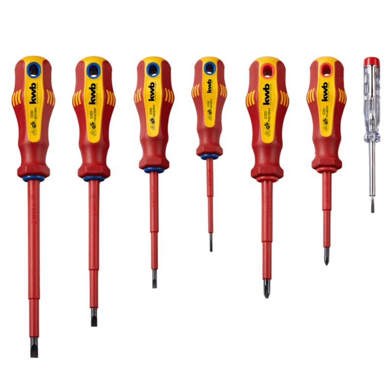 Kwb 7 Pieces Electrician Screwdriver Set – 665307
