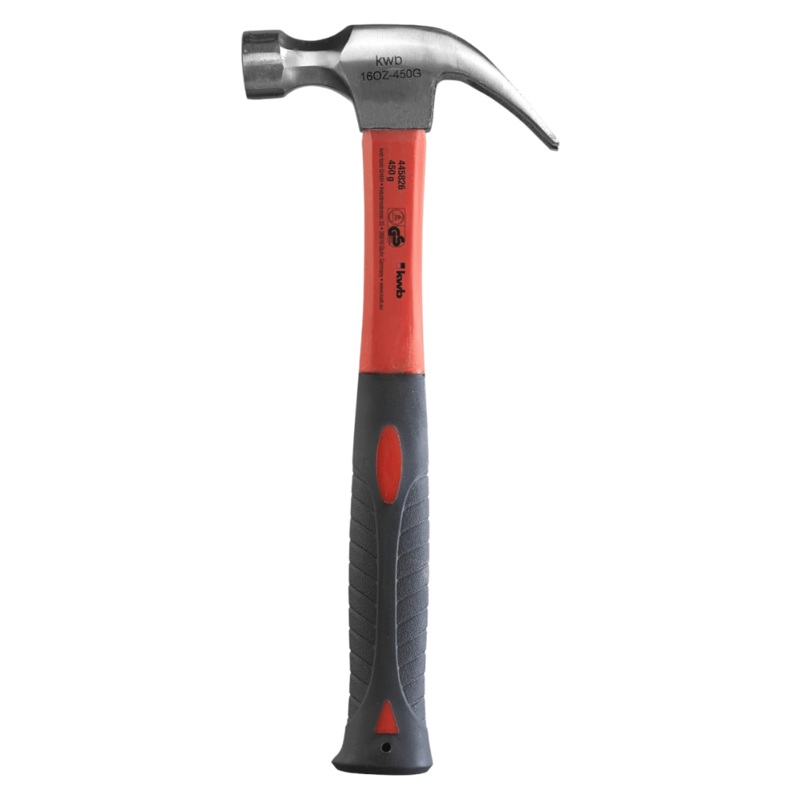 Kwb Fibreglass Handle 450g Claw Hammer – 445826