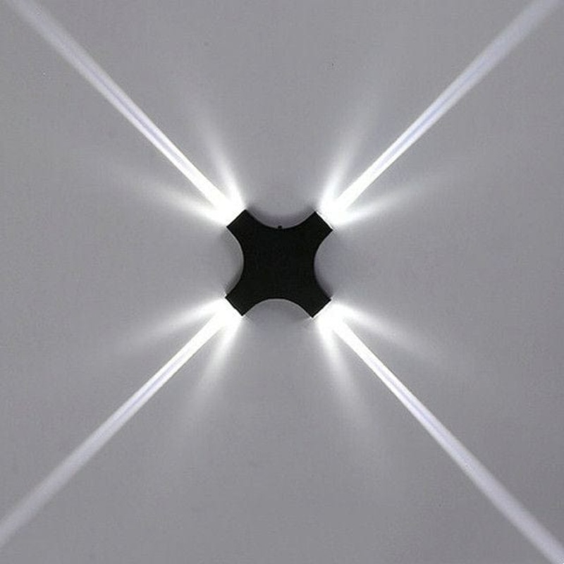 LED Cross 4-Way Wall Light 3W – HY-W8002