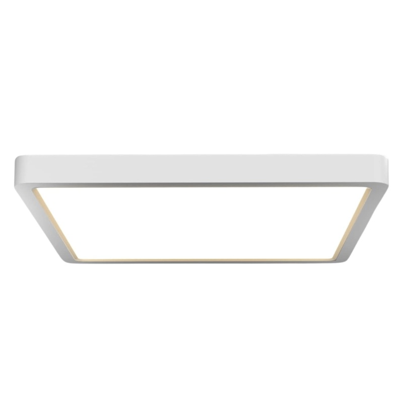 Modern White Coated LED Ceiling Light With Remote Control – 48W