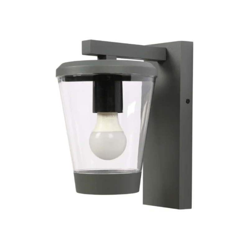 Cavado Dark Grey E27 Modern Outdoor Lantern Wall Light – 40W