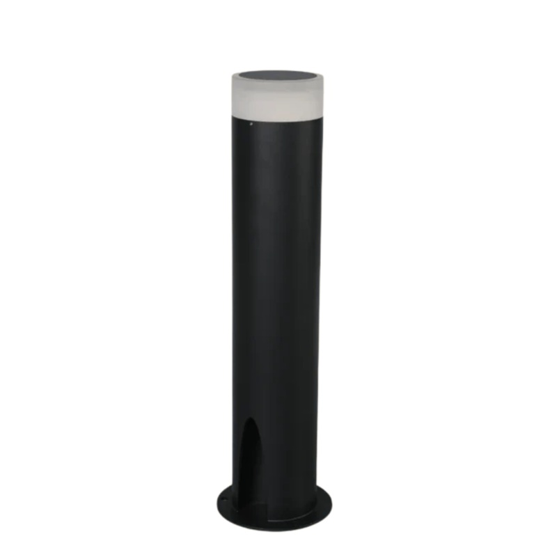 Cortez Black Outdoor Garden Bollard Post Pathway Light – 10W