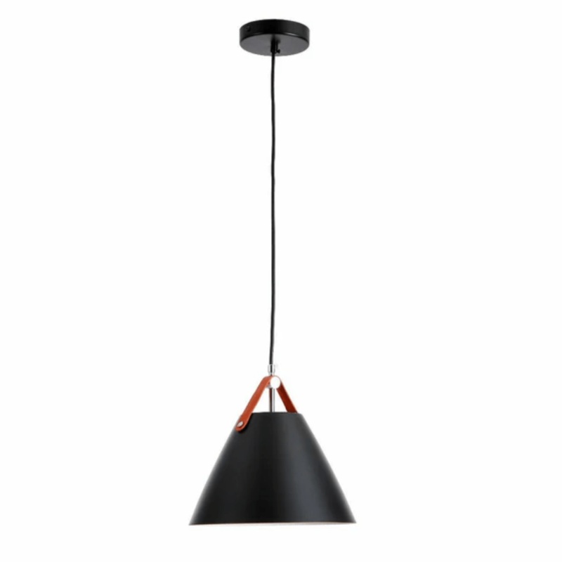 Cosme Nordic Black Metal Funnel Pendant Ceiling Light – D270mm/D355mm