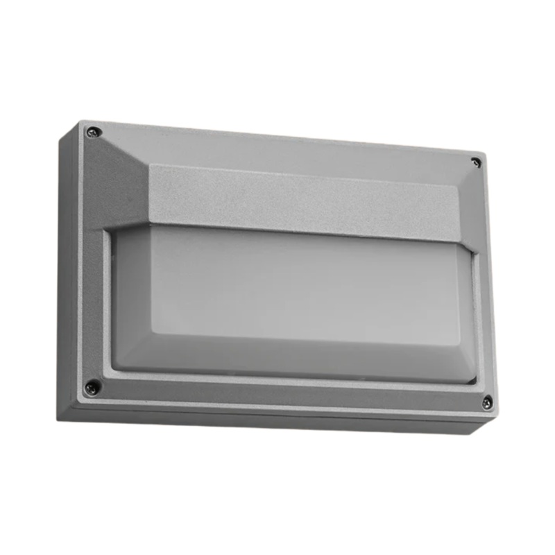 Diecast Aluminium Rectangle Half LED Wall Lamp – 20W