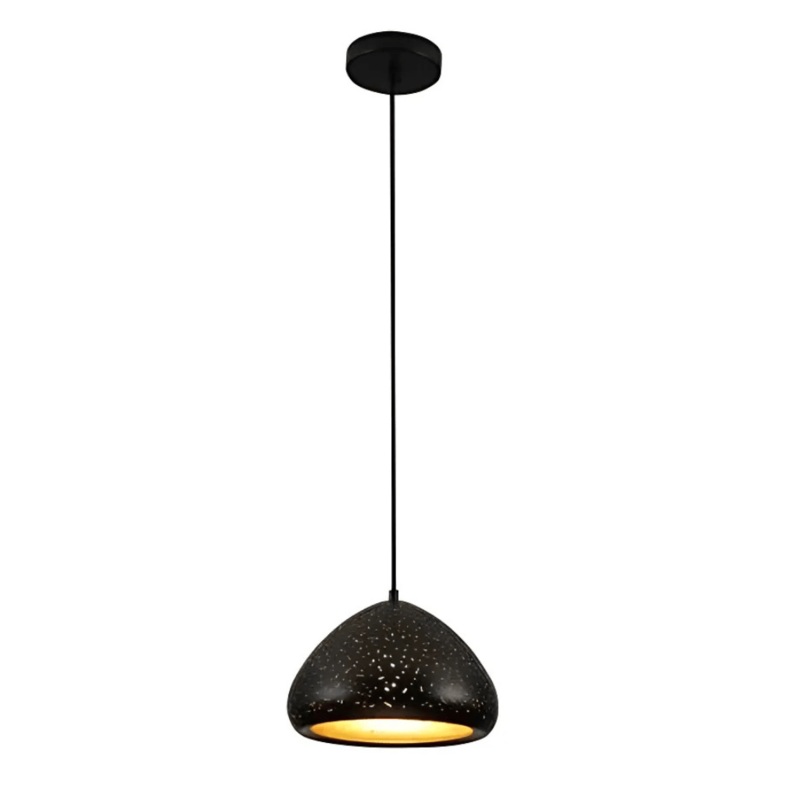 Dome Morrocan Night Milkyway Black & Gold E27 Ceiling Pendant Light – 250mm