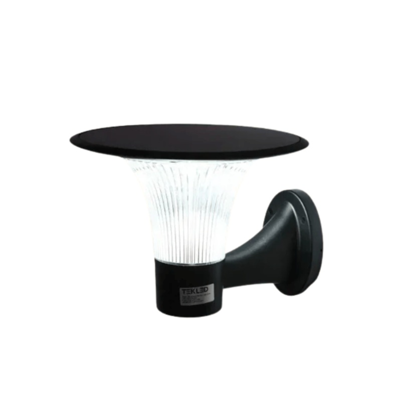 Dual Black CCT Solar LED Wall Pathway Light – 15W