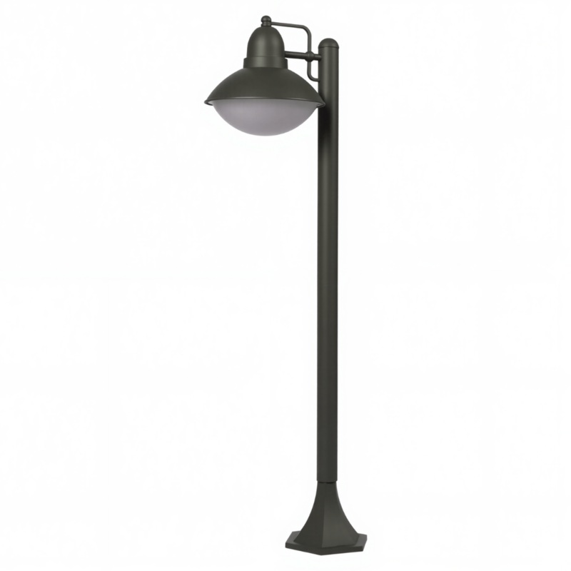 Marcel Dark Grey Outdoor Pathway Bollard Lawn Light – 40W