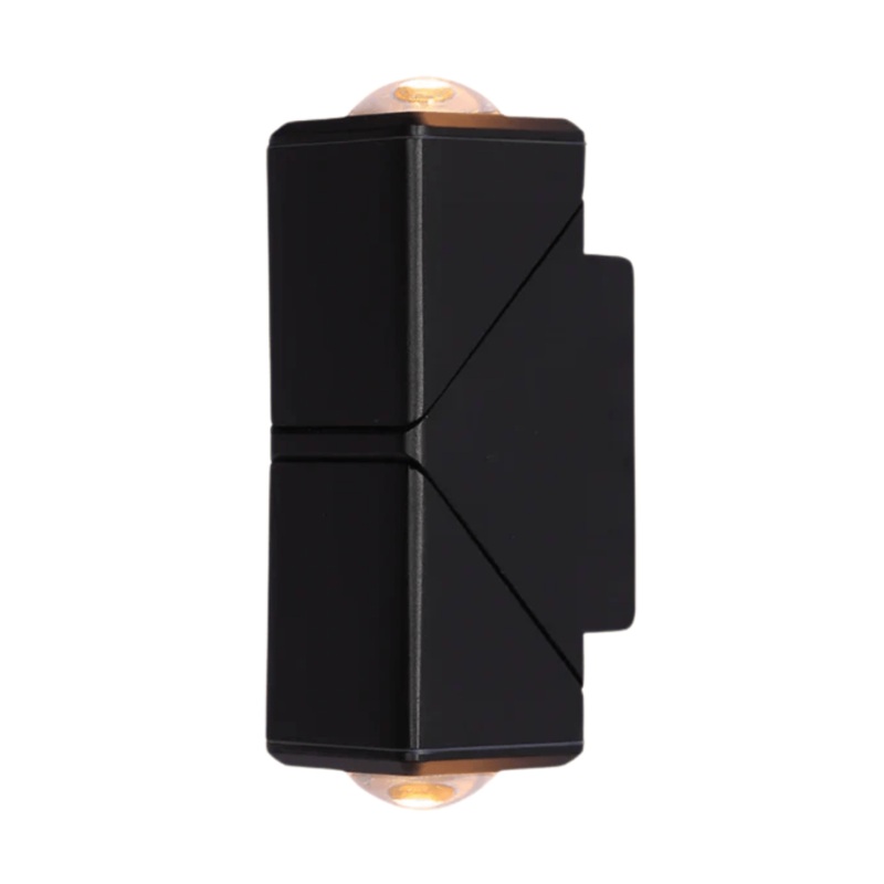 Rotatable Narrow Beam Black Cubes Outdoor LED Wall Light – 2 X 5W