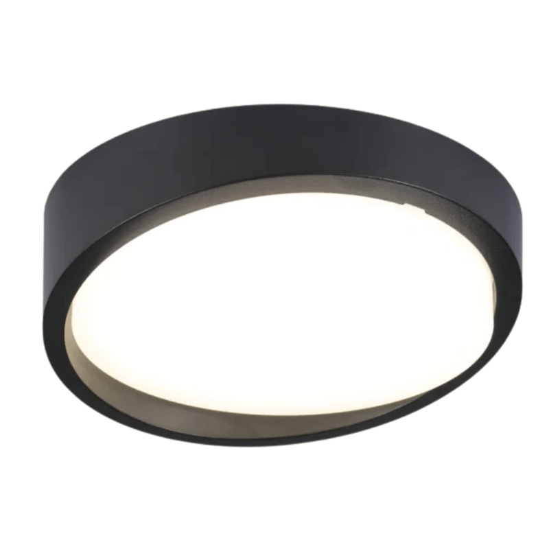 Sleek Black LED Bulkhead Ceiling & Wall Light – 18W