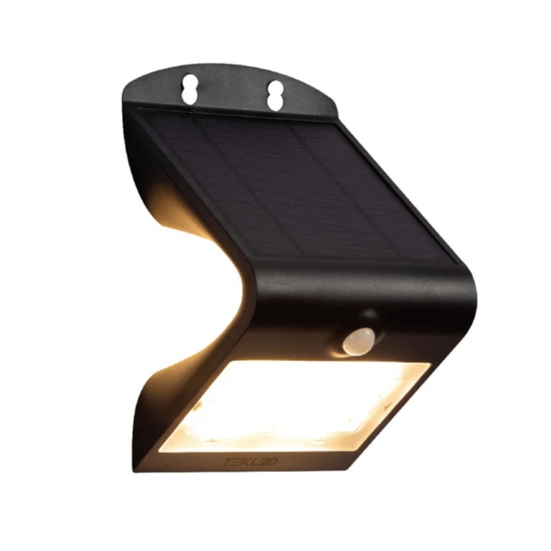 Solar Black LED Butterfly Wall Light – 3.2W