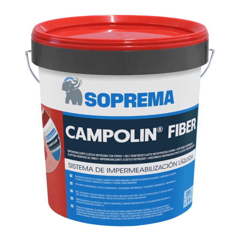 Soprema Red Campoline Fiber – 5kg/20kg