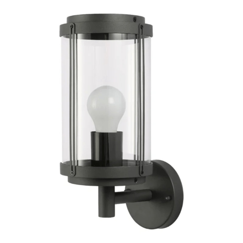 Tanaro Dark Grey Vintage E27 Outdoor Wall Lantern – 40W