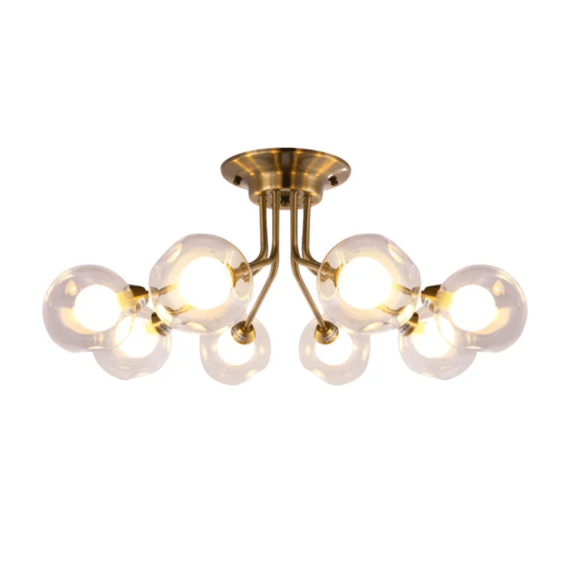 Antique Brilliance Dimpled 8 Globe Light – 20W