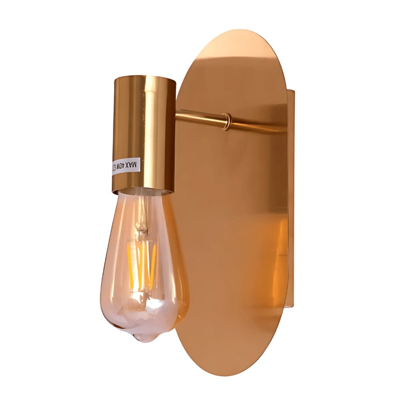Gold Metal E27 Fitting Wall Light – 60W