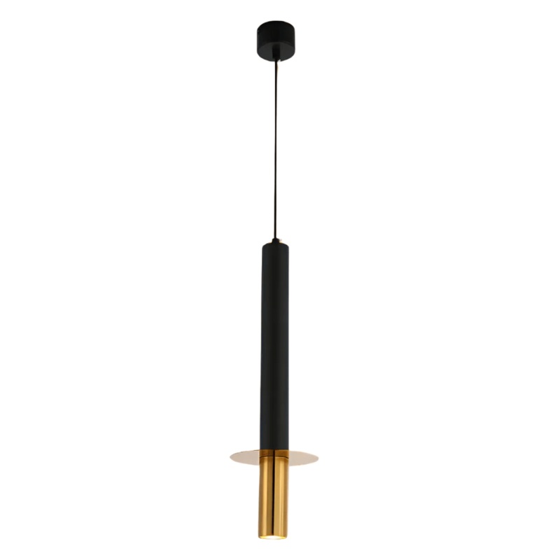 LED Black and Bronze Pendant Downlight 5W 3000K