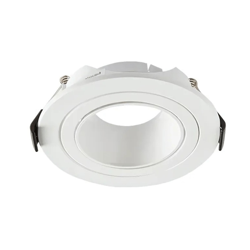 Round Polycarbonate Tilt Recessed Ceiling Light – GU10
