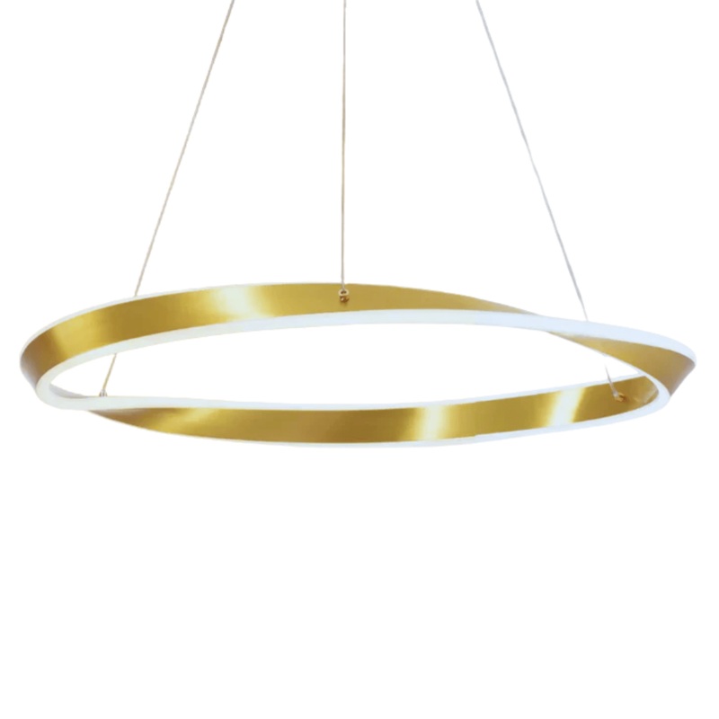Artistic Arc LED Pendant Full Bent Ring Ceiling Light – D450/D650
