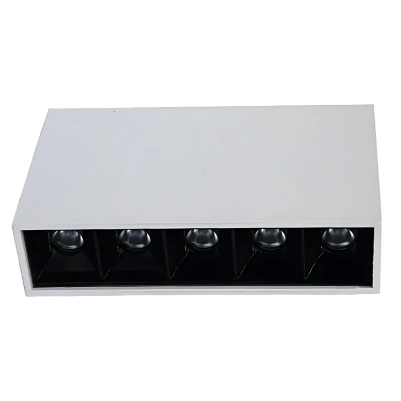 LED Black or White Mirage Laser Blade Cool White Surface Mount Downlight – 10W