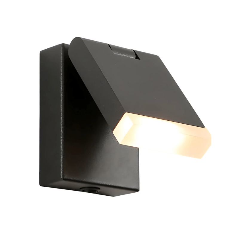 Modern Adjustable LED Bedside Wall Light with Rocker Switch – 5W