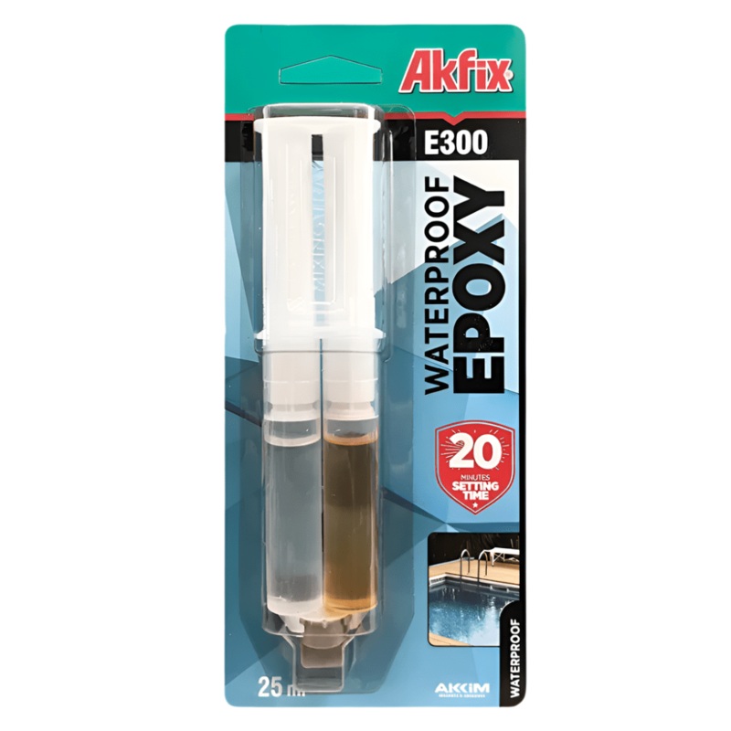 AkfixWaterproof Epoxy Glue Syringe – 25ml