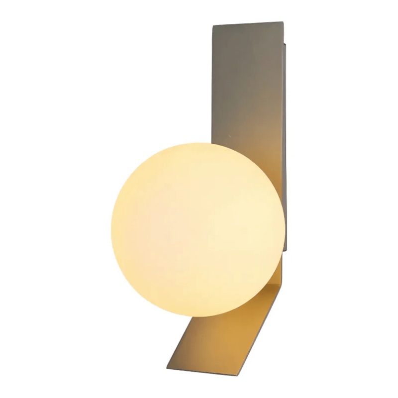Contemporary 1 Lamp Adjustable Globe Wall Sconce Light
