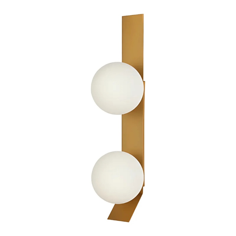 Contemporary 2 Lamp Adjustable Globe Wall Sconce Light