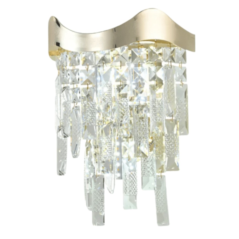 Crown Crystal Chandelier Wall Light