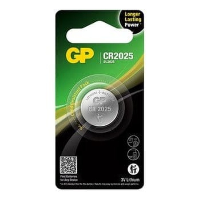GP Batteries Lithium Coin Battery CR2025