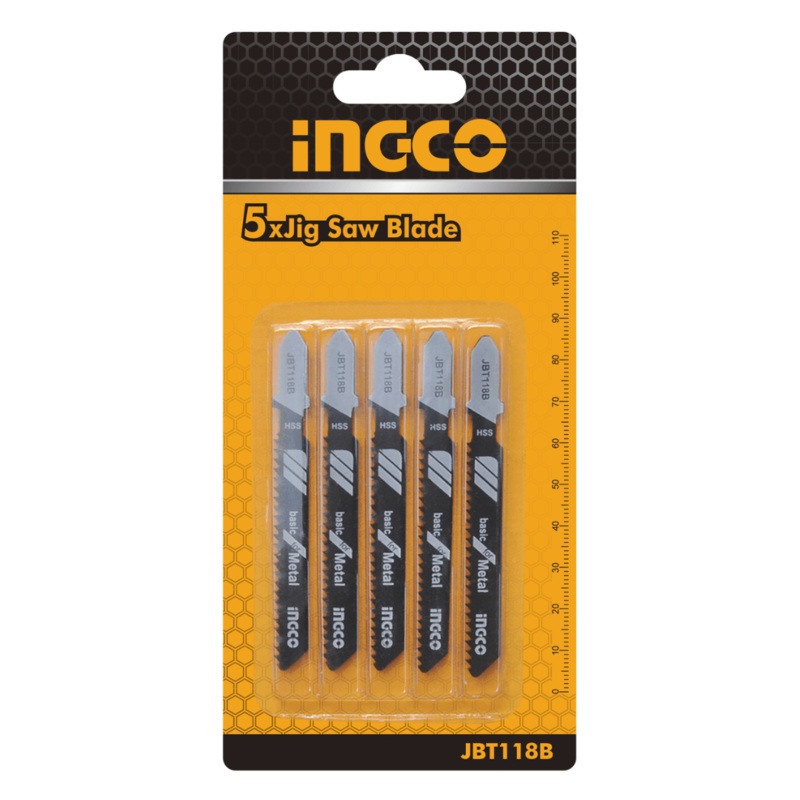 Ingco 5 Pieces Jigsaw Blade for Metal – JBT118B