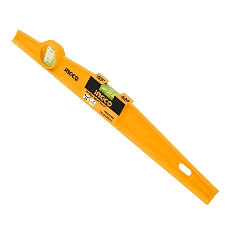 Ingco Aluminum Bridge Spirit Level with Horizontal & Vertical Vials – HBSL01050