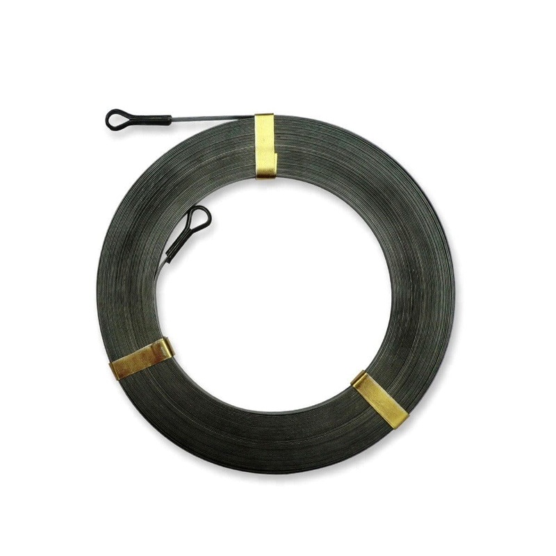 Metal Fish Tape 30m for Heavy Duty Pulls, Short Runs and Conduit Measuring