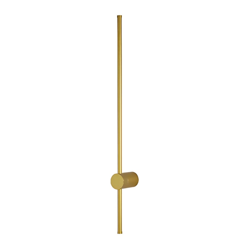 Minimalist Black or Gold Linear Wall Sconce Light