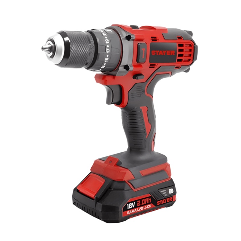 Stayer Lithium-Ion Impact Cordless Drill 30Nm With 2.0Ah 18V Battery – PB18L2022