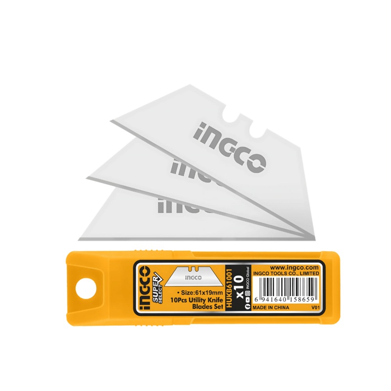 Ingco 10-Piece Utility Knife Blade Set – HUKB61001