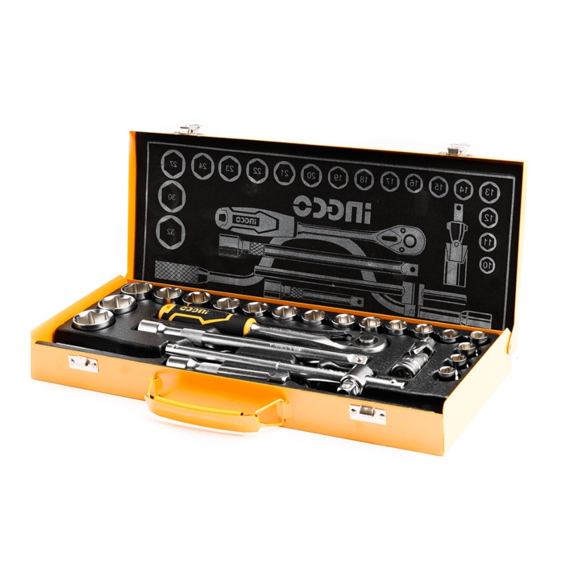 Ingco 24 Pieces 1/2 Socket Set – HKTS0243