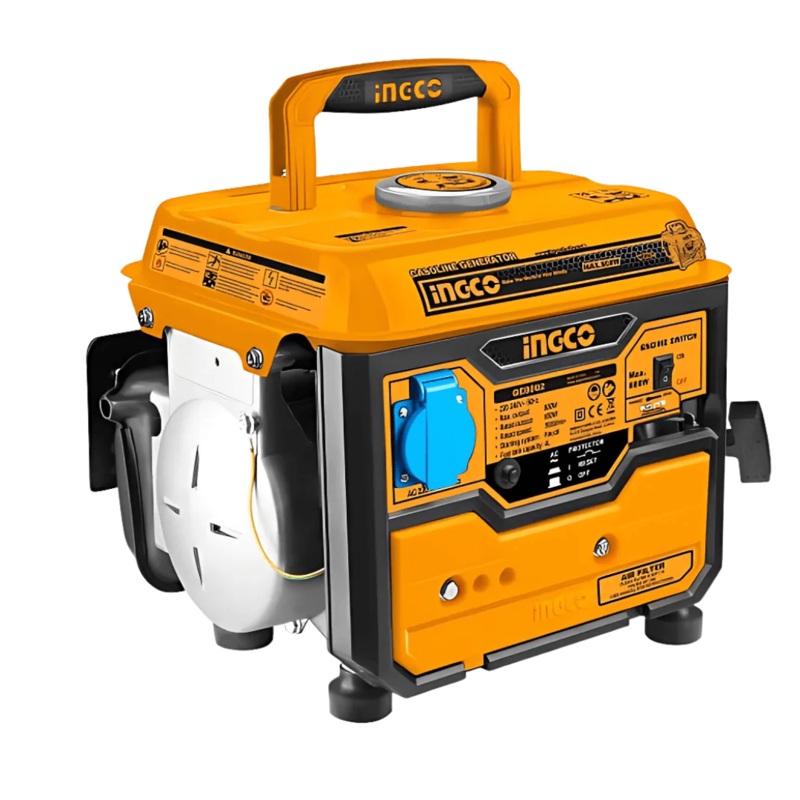 Ingco 800W Gasoline Generator with 12V DC Output – GE8002