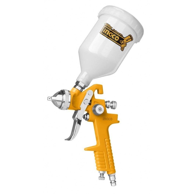 Ingco HVLP Spray Gun 600cc with Adjustable Nozzle – ASG1061