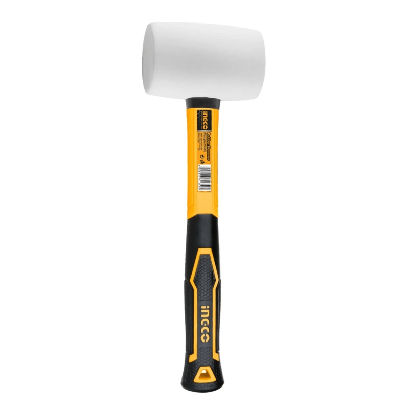 Ingco Rubber Hammer Soft Type with Fibreglass Handle – 8oz & 16oz