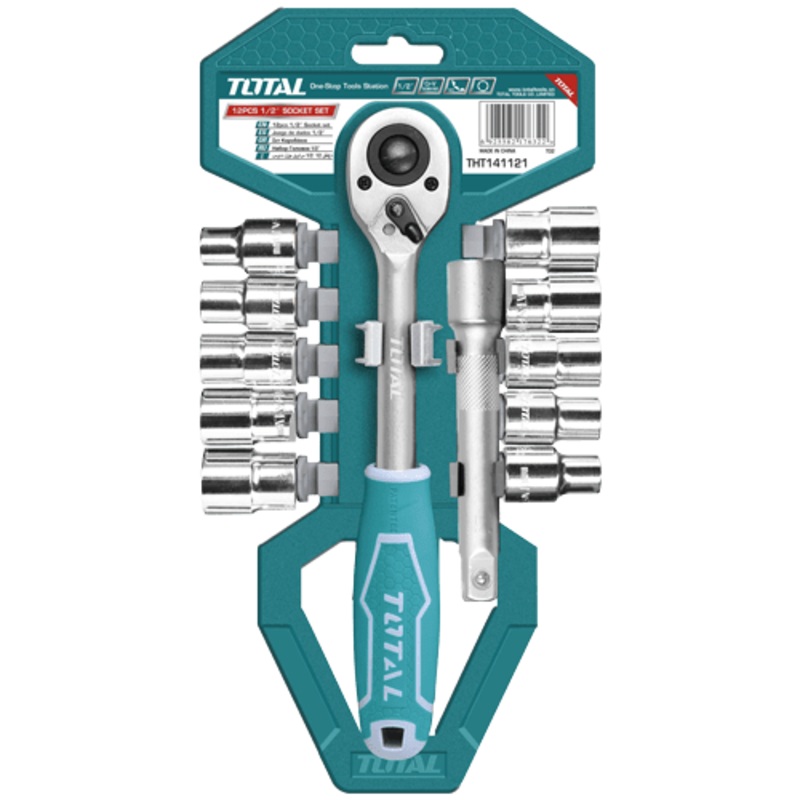 Total 12 Pieces 1/2 socket Set – THT141121