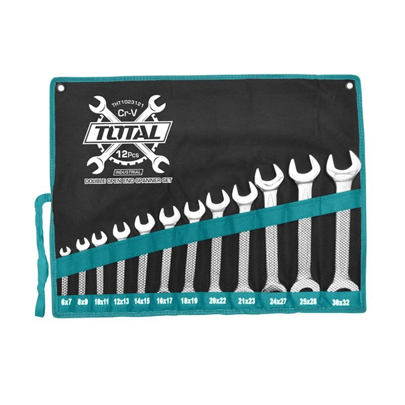 Total 12 Pieces Double Open End Spanner Set 6-32mm – THT1023121