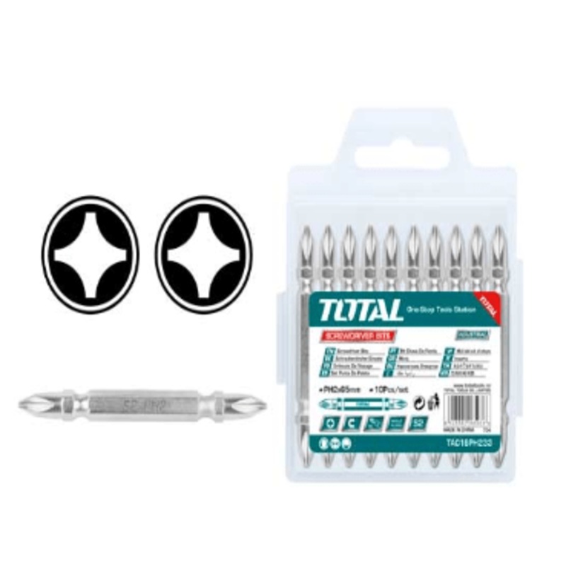Total Screwdriver Bit PH2+SL6.0, 65mm – TAC16HL133