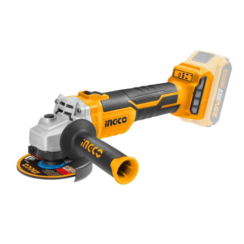 Ingco 4.5/115mm Lithium-Ion Cordless Angle Grinder 20V – CAGLI1152