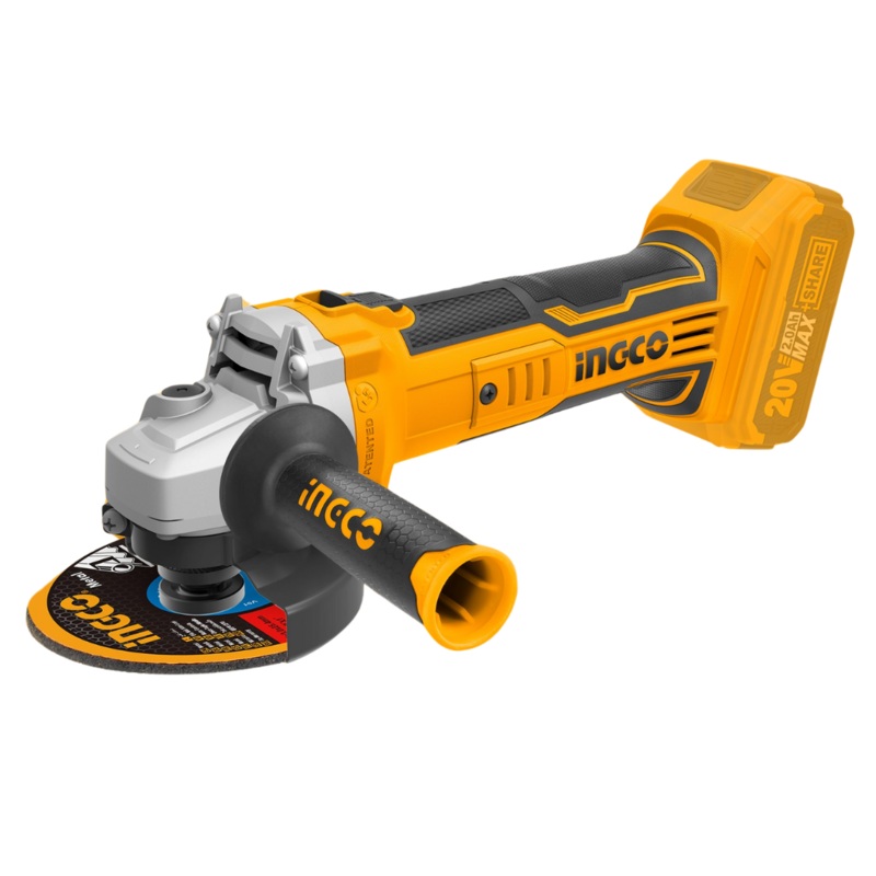 Ingco 4.5/115mm Lithium-Ion Cordless Angle grinder – CAGLI1151