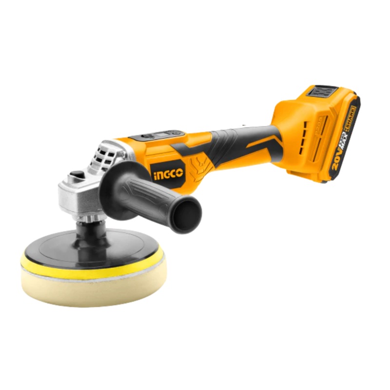 Ingco Lithium-Ion Cordless Angle Polisher 20V 2.0Ah – APLI2001