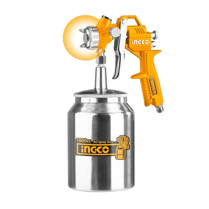 Ingco Spray Gun 1000cc Pneumatic Stainless Steel Nozzle – ASG3105
