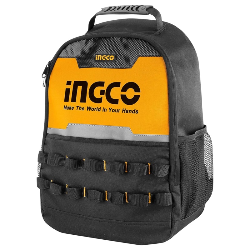 Ingco Tools Backpack with Rigid Frame & Multiple Compartments – HBP0101
