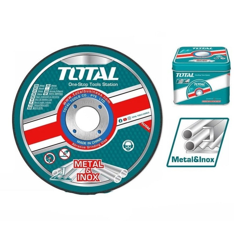 Total 100 Pieces Abrasive Metal Cutting Disc 4.5 Set – TAC210115100