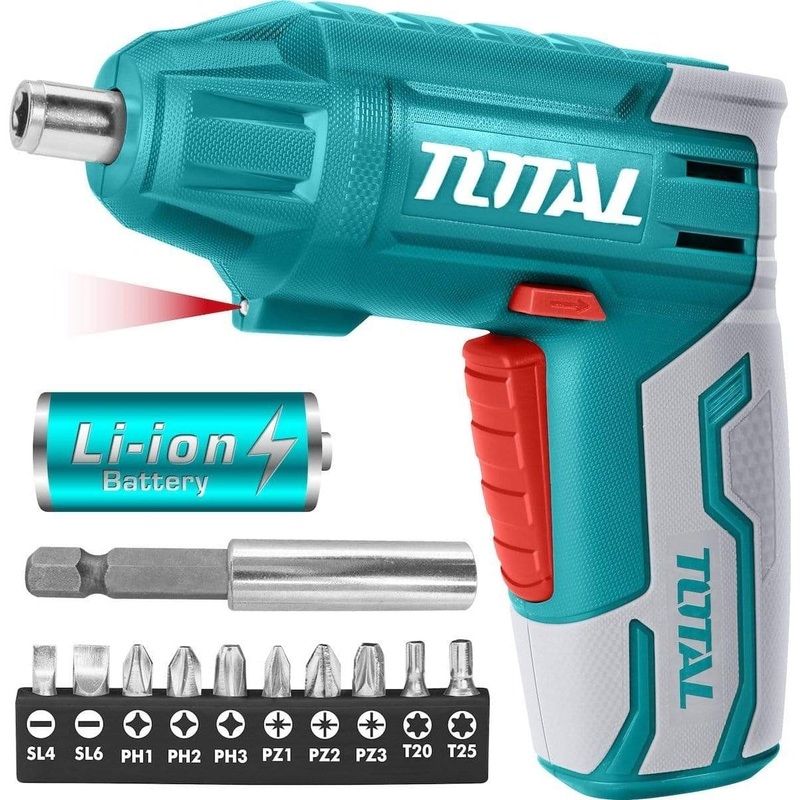 Total 4V Cordless Screwdriver – TSDL10401