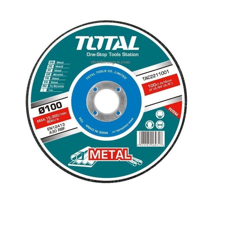 Total Abrasive Metal Cutting Disc 16 – TAC2214051